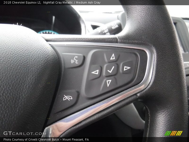 Nightfall Gray Metallic / Medium Ash Gray 2018 Chevrolet Equinox LS