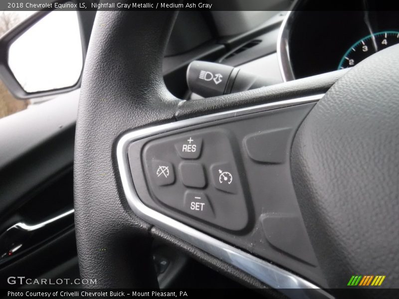 Nightfall Gray Metallic / Medium Ash Gray 2018 Chevrolet Equinox LS