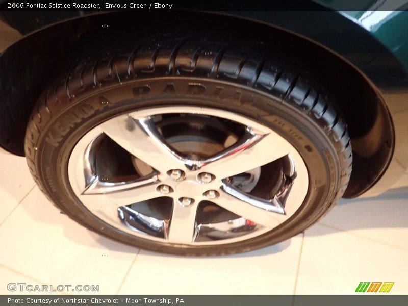 Envious Green / Ebony 2006 Pontiac Solstice Roadster