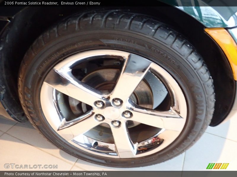 Envious Green / Ebony 2006 Pontiac Solstice Roadster