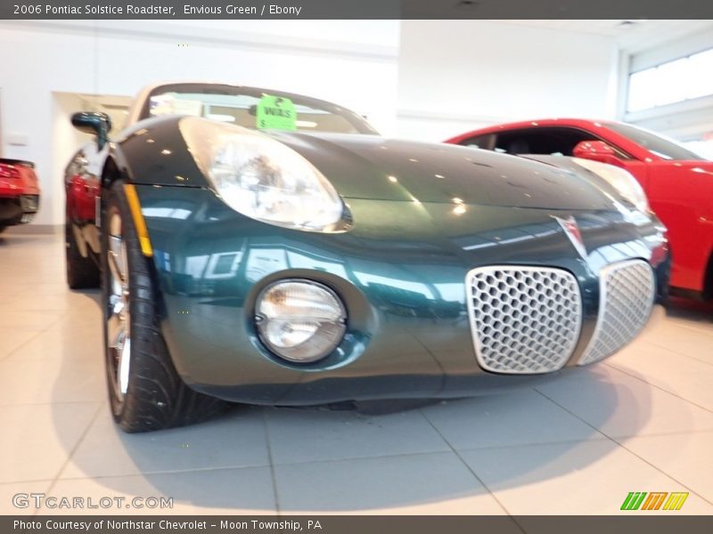 Envious Green / Ebony 2006 Pontiac Solstice Roadster