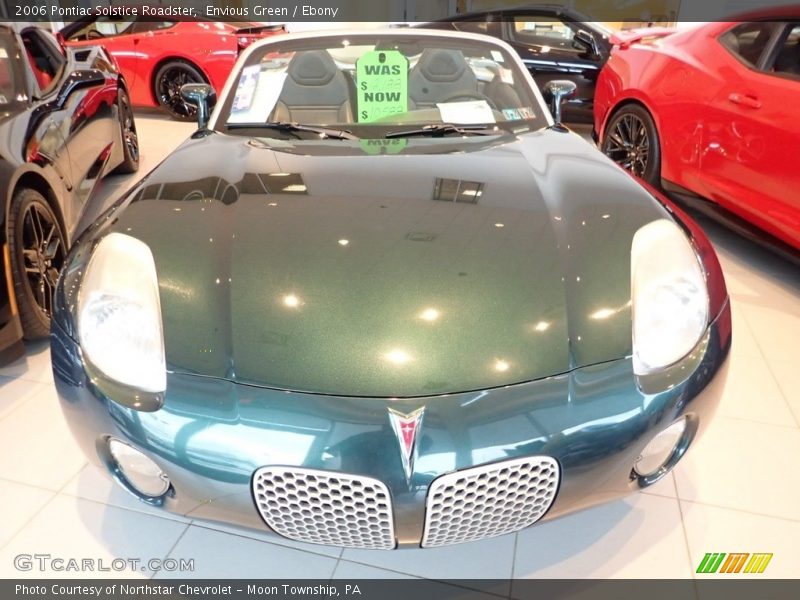 Envious Green / Ebony 2006 Pontiac Solstice Roadster