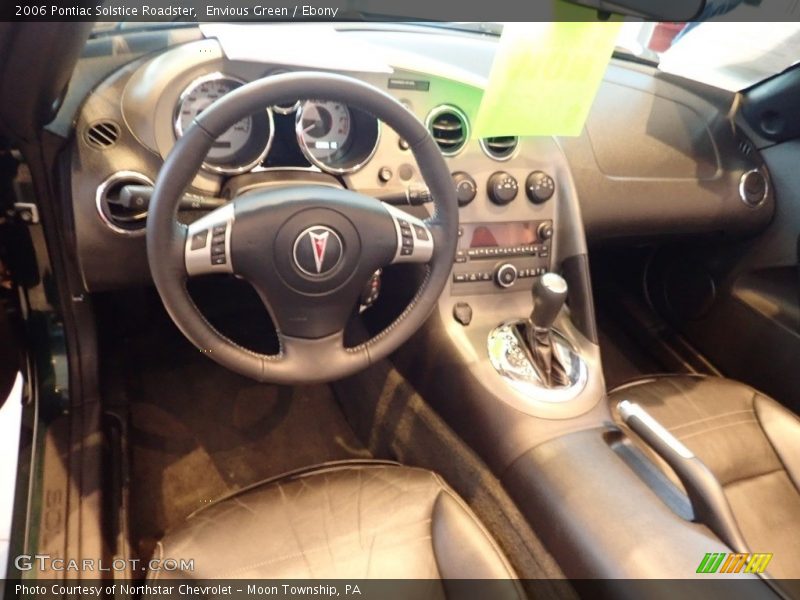Envious Green / Ebony 2006 Pontiac Solstice Roadster