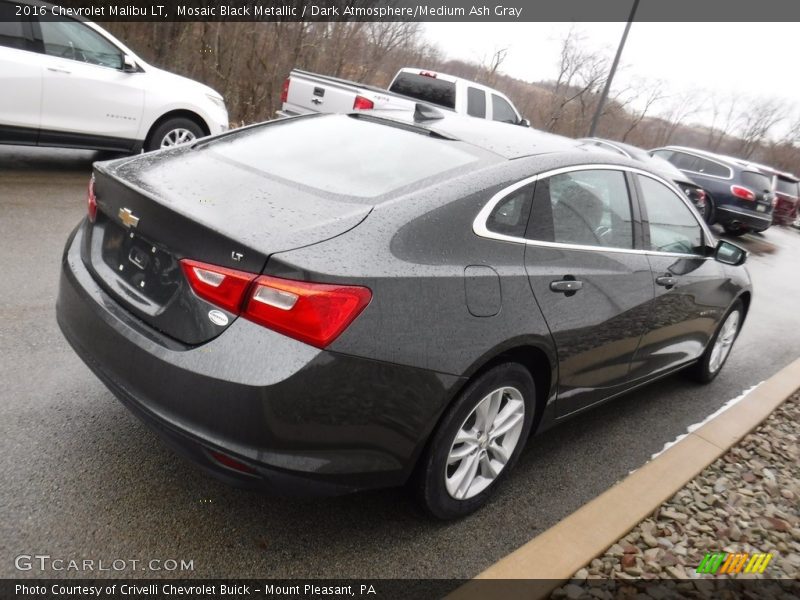 Mosaic Black Metallic / Dark Atmosphere/Medium Ash Gray 2016 Chevrolet Malibu LT