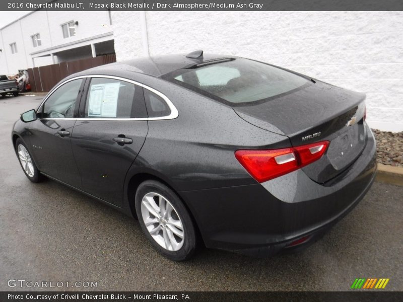 Mosaic Black Metallic / Dark Atmosphere/Medium Ash Gray 2016 Chevrolet Malibu LT