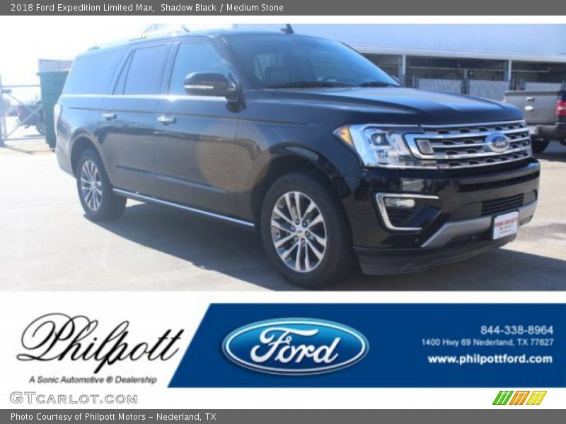 Shadow Black / Medium Stone 2018 Ford Expedition Limited Max