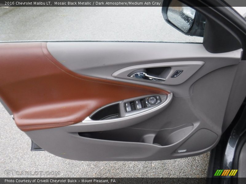 Mosaic Black Metallic / Dark Atmosphere/Medium Ash Gray 2016 Chevrolet Malibu LT