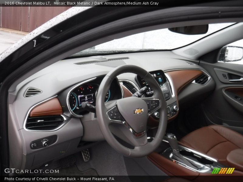 Mosaic Black Metallic / Dark Atmosphere/Medium Ash Gray 2016 Chevrolet Malibu LT