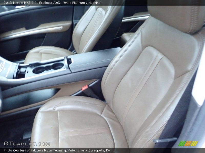 White Platinum / Hazelnut 2013 Lincoln MKZ 2.0L EcoBoost AWD