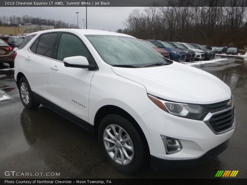 Summit White / Jet Black 2019 Chevrolet Equinox LT AWD
