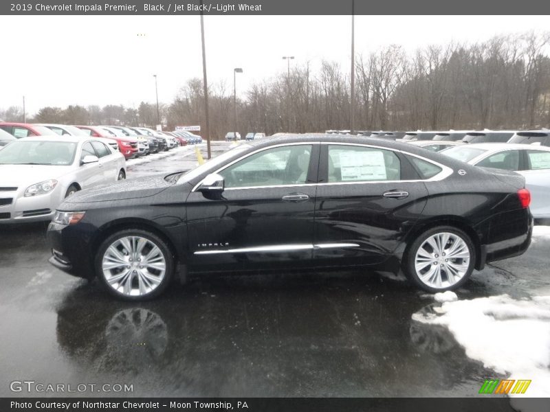 Black / Jet Black/­Light Wheat 2019 Chevrolet Impala Premier