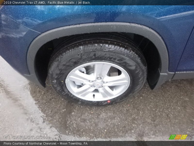 Pacific Blue Metallic / Jet Black 2019 Chevrolet Trax LT AWD