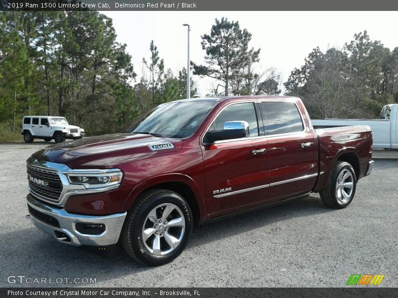 Delmonico Red Pearl / Black 2019 Ram 1500 Limited Crew Cab