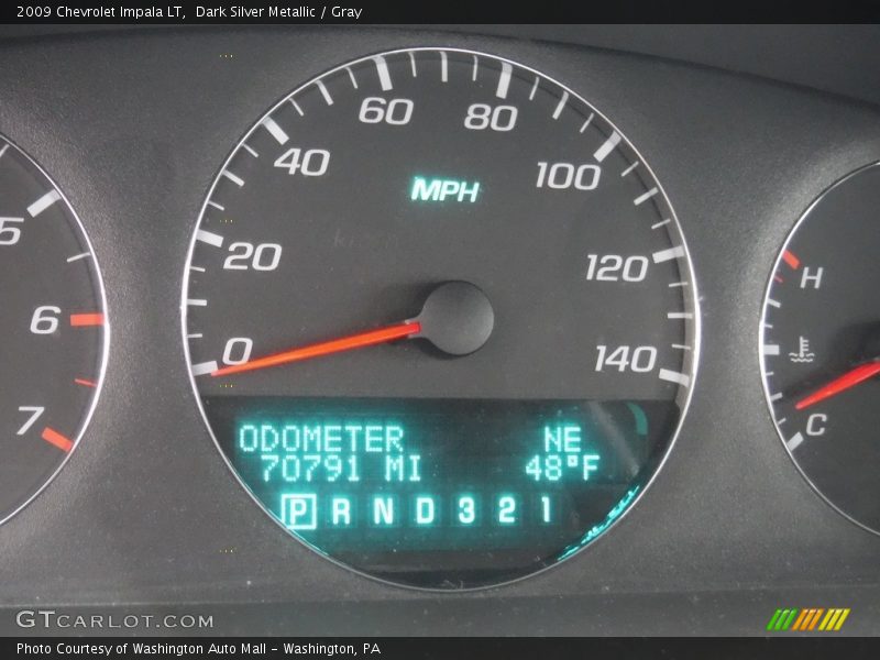 Dark Silver Metallic / Gray 2009 Chevrolet Impala LT