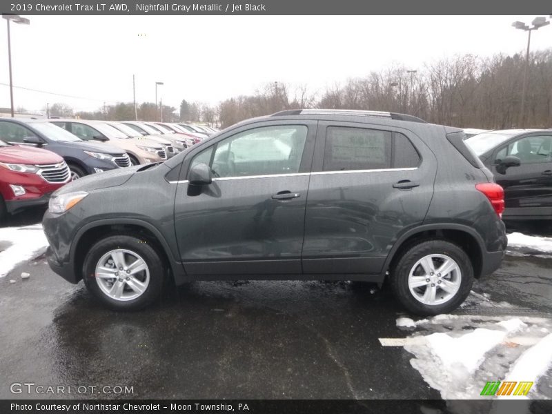 Nightfall Gray Metallic / Jet Black 2019 Chevrolet Trax LT AWD