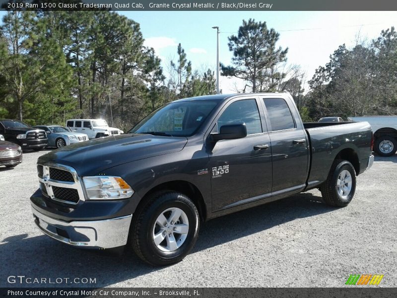 Granite Crystal Metallic / Black/Diesel Gray 2019 Ram 1500 Classic Tradesman Quad Cab