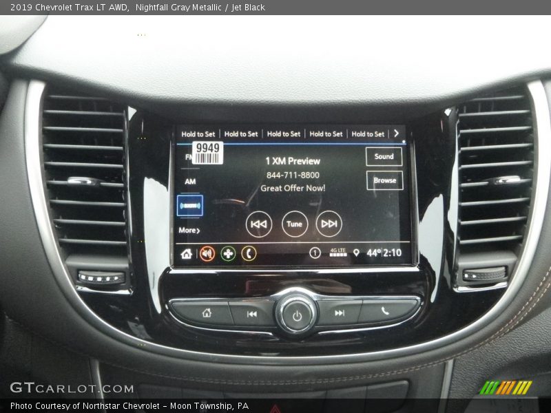 Nightfall Gray Metallic / Jet Black 2019 Chevrolet Trax LT AWD