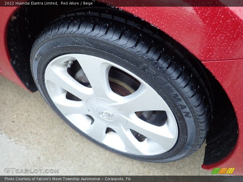 Red Allure / Beige 2012 Hyundai Elantra Limited