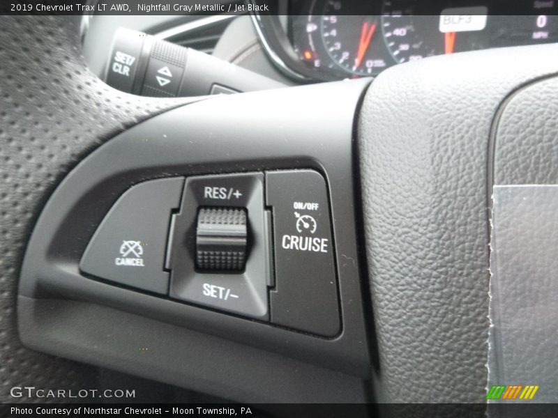 Nightfall Gray Metallic / Jet Black 2019 Chevrolet Trax LT AWD