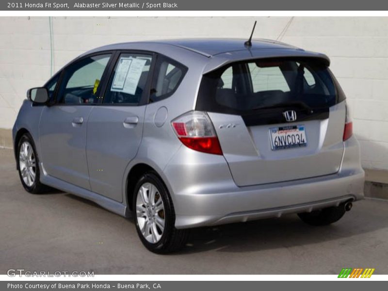 Alabaster Silver Metallic / Sport Black 2011 Honda Fit Sport