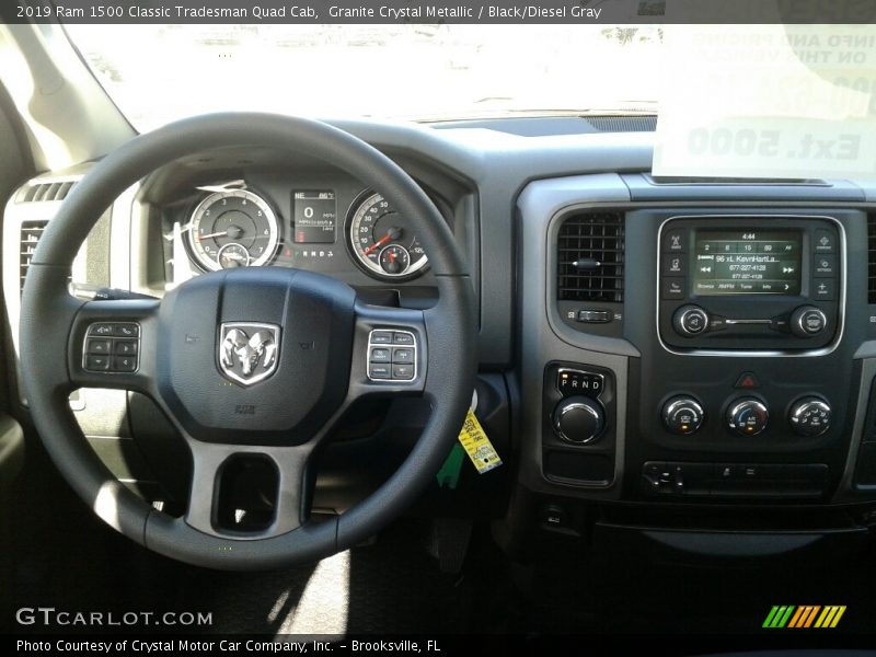 Granite Crystal Metallic / Black/Diesel Gray 2019 Ram 1500 Classic Tradesman Quad Cab