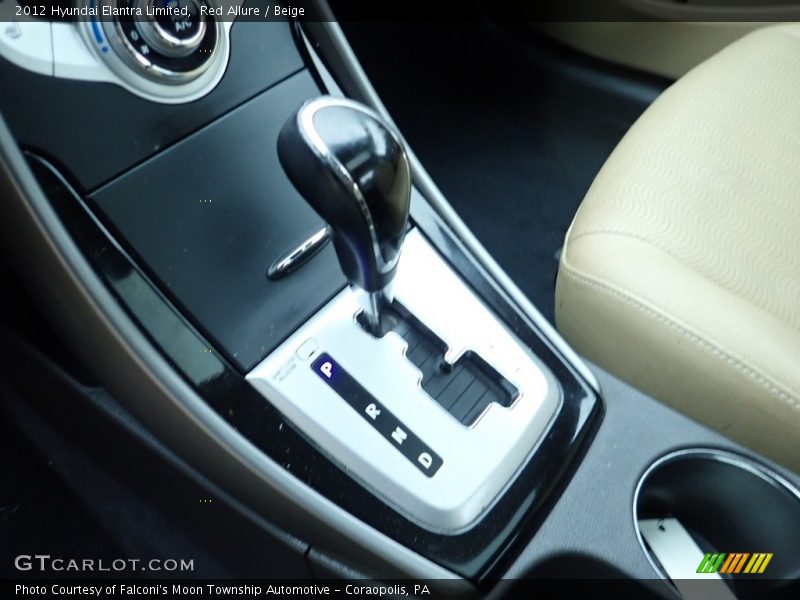 Red Allure / Beige 2012 Hyundai Elantra Limited