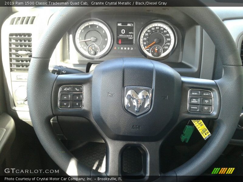 Granite Crystal Metallic / Black/Diesel Gray 2019 Ram 1500 Classic Tradesman Quad Cab