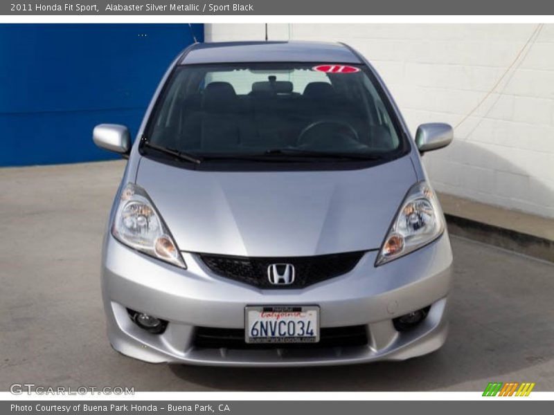 Alabaster Silver Metallic / Sport Black 2011 Honda Fit Sport