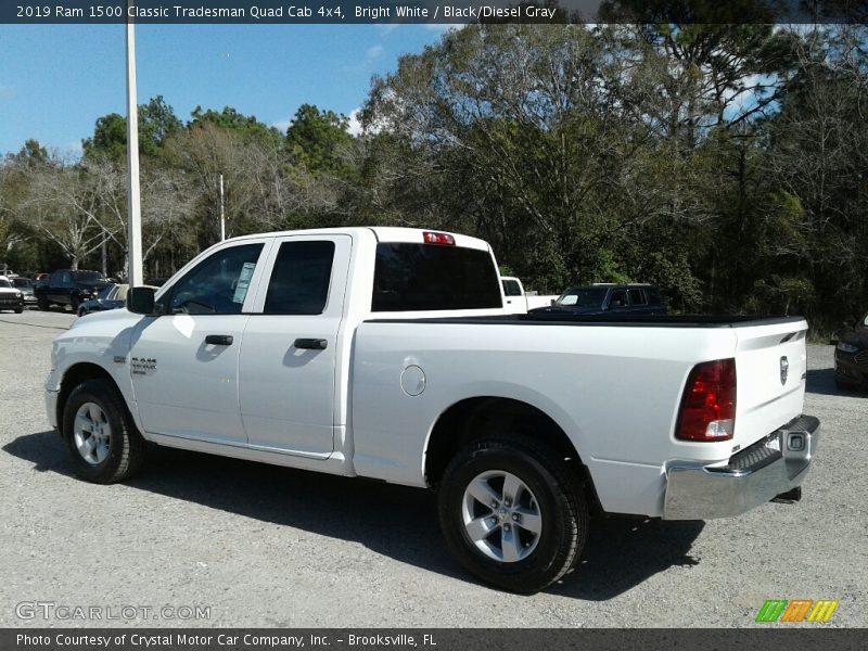 Bright White / Black/Diesel Gray 2019 Ram 1500 Classic Tradesman Quad Cab 4x4