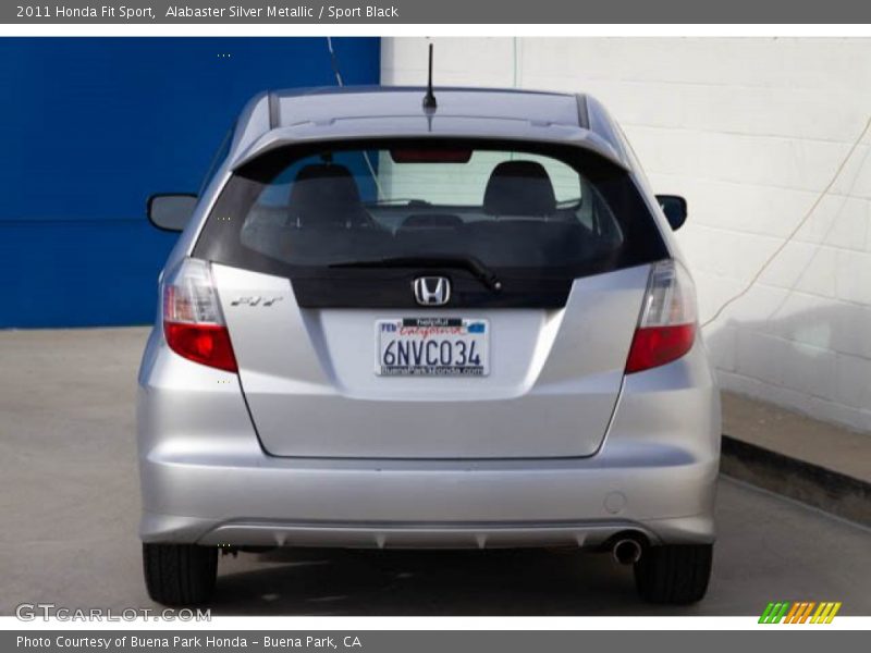 Alabaster Silver Metallic / Sport Black 2011 Honda Fit Sport