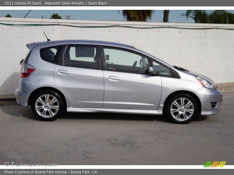 Alabaster Silver Metallic / Sport Black 2011 Honda Fit Sport