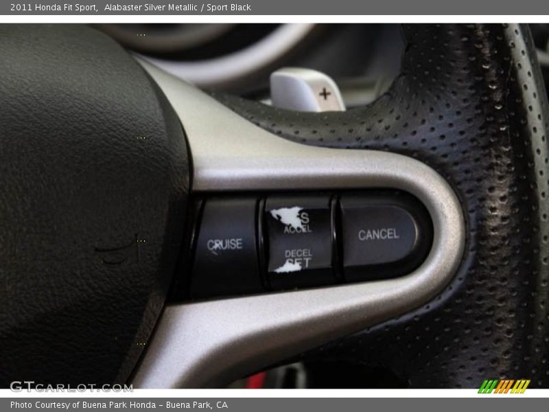 Alabaster Silver Metallic / Sport Black 2011 Honda Fit Sport