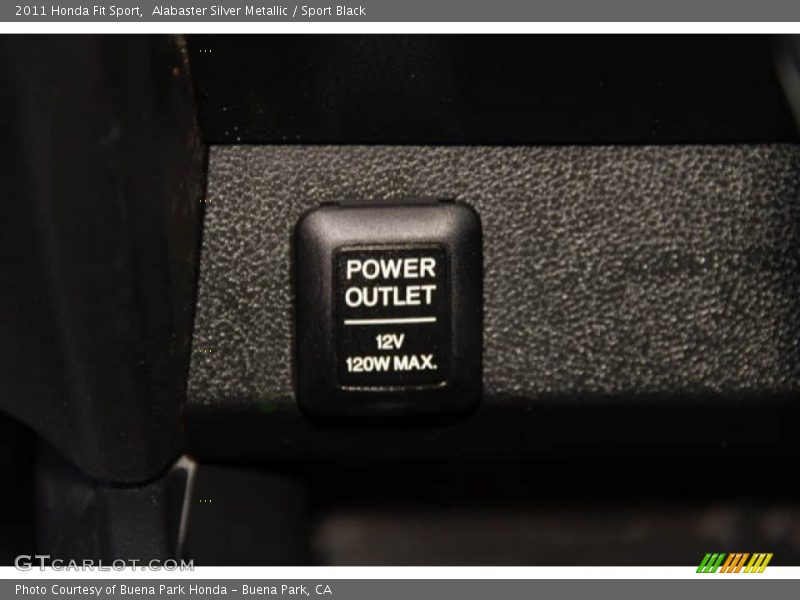 Alabaster Silver Metallic / Sport Black 2011 Honda Fit Sport