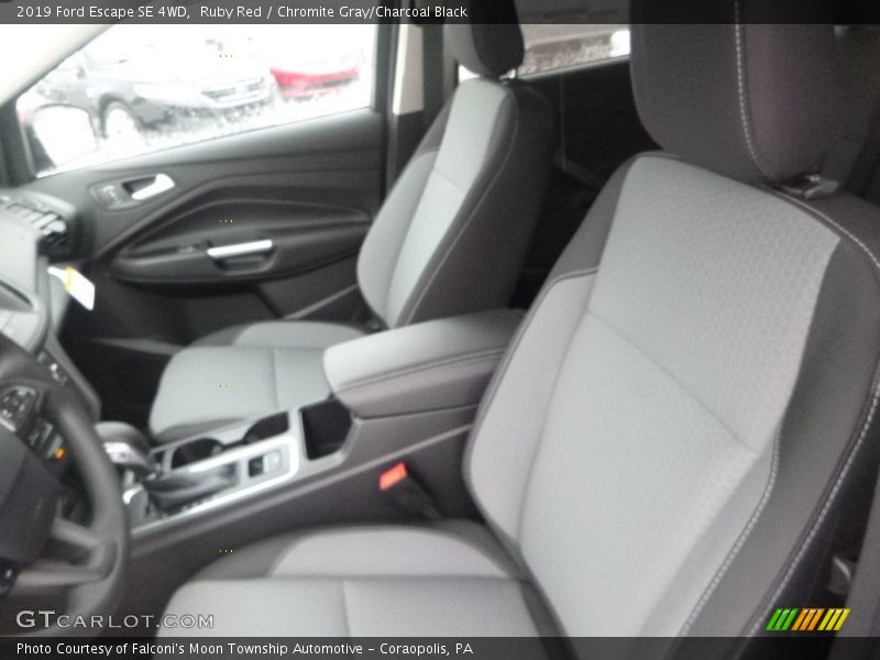 Ruby Red / Chromite Gray/Charcoal Black 2019 Ford Escape SE 4WD
