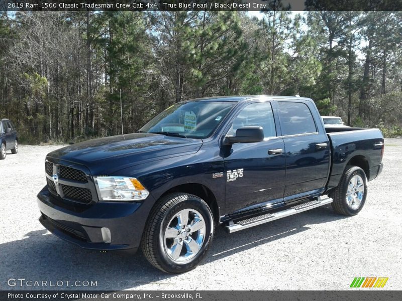 True Blue Pearl / Black/Diesel Gray 2019 Ram 1500 Classic Tradesman Crew Cab 4x4