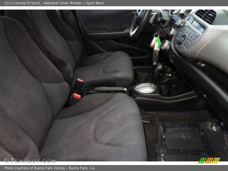 Alabaster Silver Metallic / Sport Black 2011 Honda Fit Sport