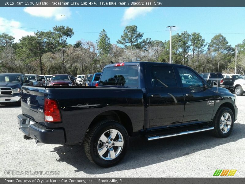 True Blue Pearl / Black/Diesel Gray 2019 Ram 1500 Classic Tradesman Crew Cab 4x4