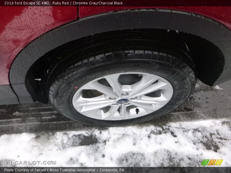 Ruby Red / Chromite Gray/Charcoal Black 2019 Ford Escape SE 4WD