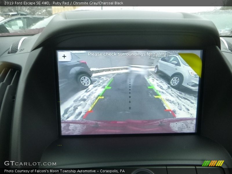 Ruby Red / Chromite Gray/Charcoal Black 2019 Ford Escape SE 4WD