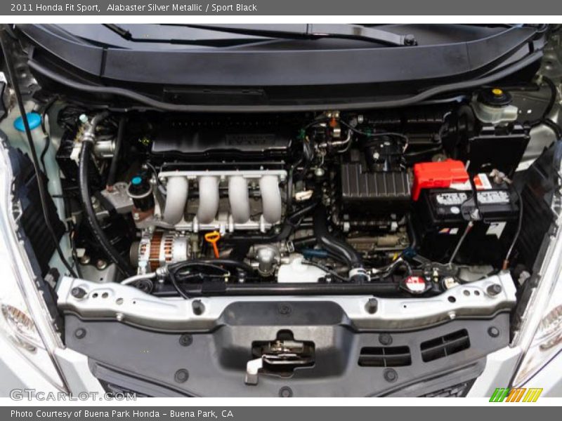 Alabaster Silver Metallic / Sport Black 2011 Honda Fit Sport