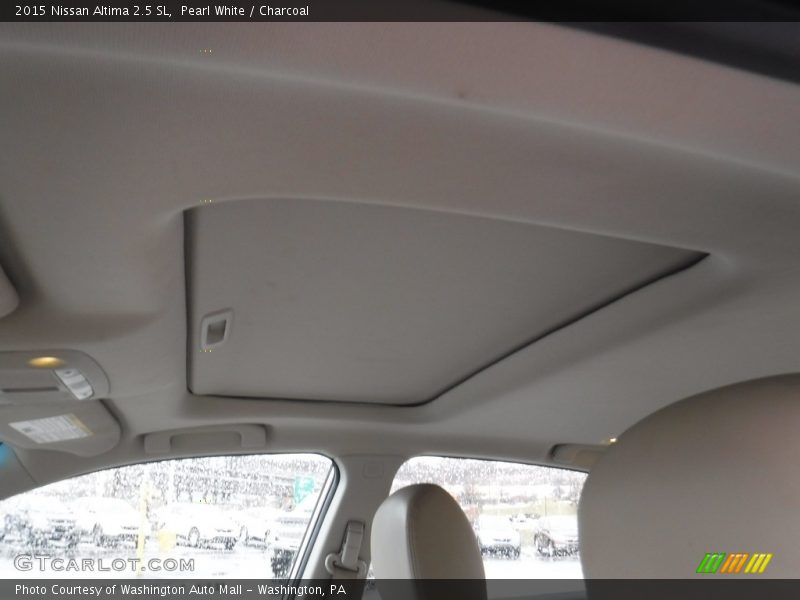 Pearl White / Charcoal 2015 Nissan Altima 2.5 SL