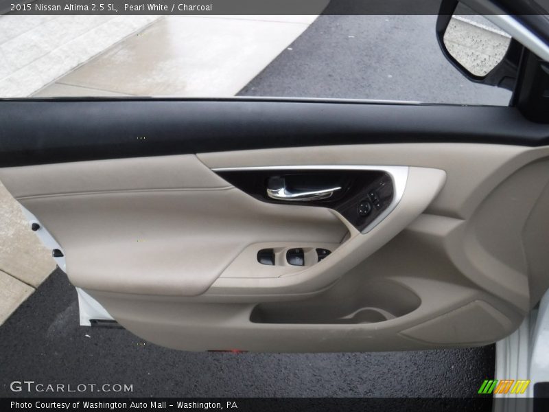 Pearl White / Charcoal 2015 Nissan Altima 2.5 SL