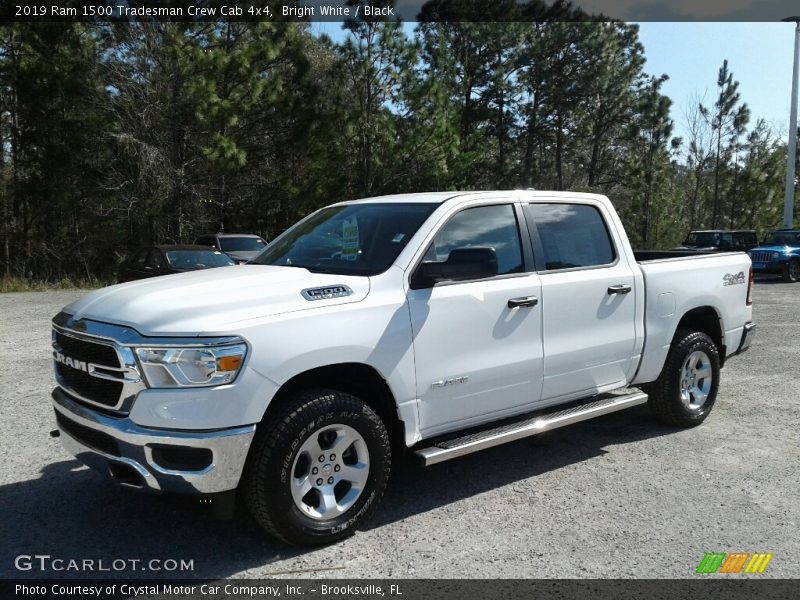 Bright White / Black 2019 Ram 1500 Tradesman Crew Cab 4x4