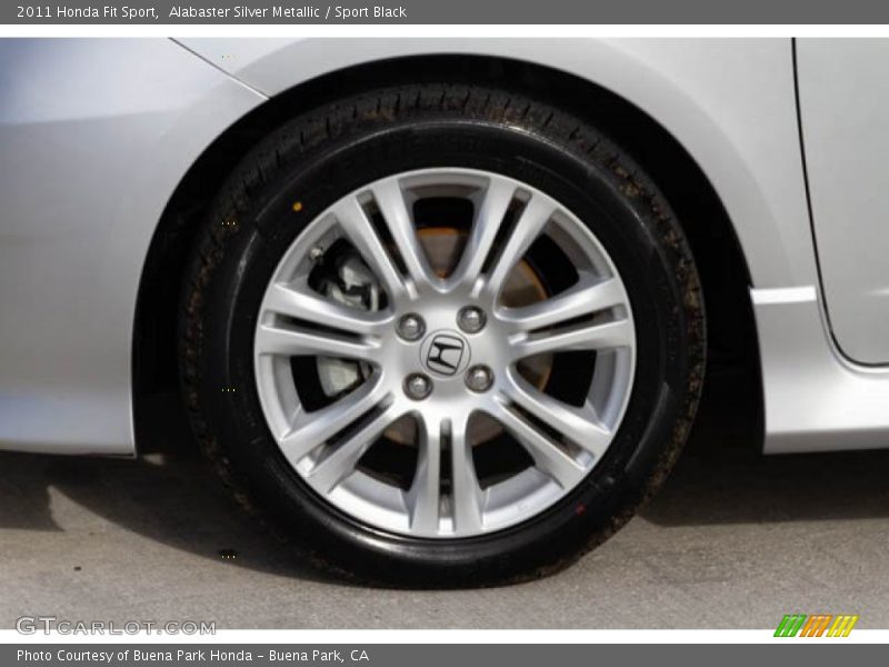 Alabaster Silver Metallic / Sport Black 2011 Honda Fit Sport