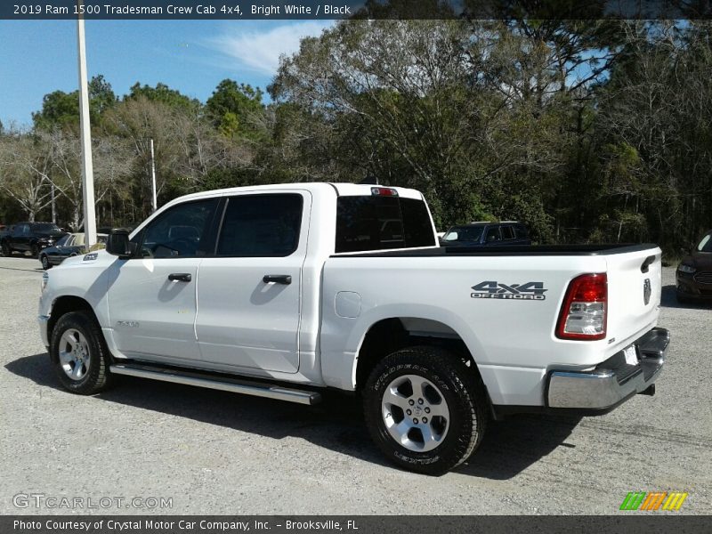 Bright White / Black 2019 Ram 1500 Tradesman Crew Cab 4x4