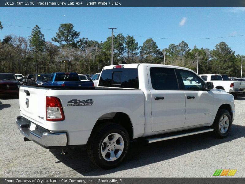 Bright White / Black 2019 Ram 1500 Tradesman Crew Cab 4x4