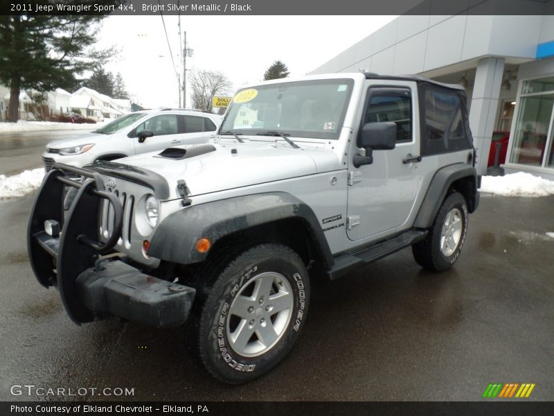Bright Silver Metallic / Black 2011 Jeep Wrangler Sport 4x4