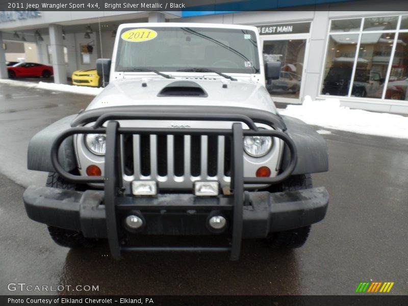 Bright Silver Metallic / Black 2011 Jeep Wrangler Sport 4x4
