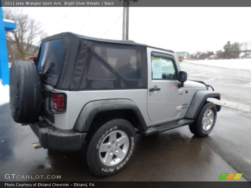 Bright Silver Metallic / Black 2011 Jeep Wrangler Sport 4x4