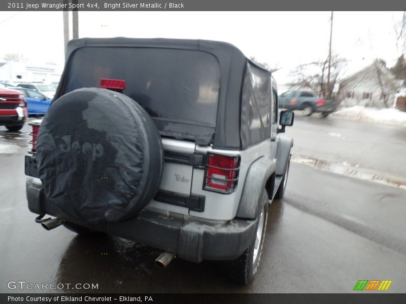 Bright Silver Metallic / Black 2011 Jeep Wrangler Sport 4x4